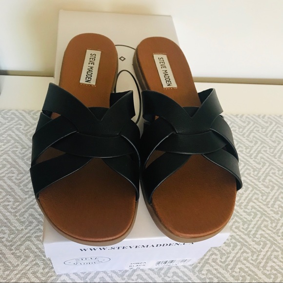 📍📍SOLD📍📍Steve Madden Dinza black Sandal size - Picture 4 of 7